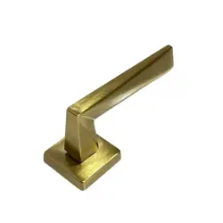Sese Ayla Modeli Rozetli Oda Kapı Kolu Titanyum (200-242R-01-05) - 2