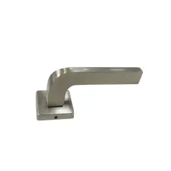 Sese Aysu Modeli Rozetli Wc Kapı Kolu Nikel Saten (200-241R-02-53) - 2
