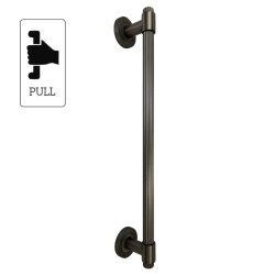Sese Bade Modeli Çekme Kapı Kolu Antrasit Renk Kol 40 cm (202-50-40-54) - 1