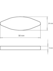 Sese Bisküvi Kavela 4mm 1000 Adet (603-06) - 3