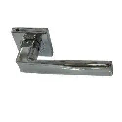 Sese Duru Modeli Rozetli Oda Kapı Kolu Krom (200-203R-01-18) - 1