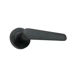 Sese Evin Modeli Rozetli Wc Kapı Kolu Siyah (200-243R-02-02) - 1