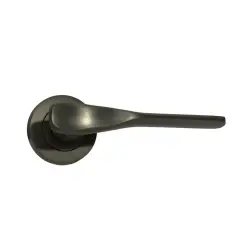 Sese Ezgi Modeli Rozetli Oda Kapı Kolu Antrasit (200-240R-01-54) - 4