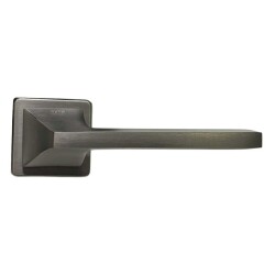 Sese Ilgın Modeli Kare Rozetli Wc Kapı Kolu Antrasit Renk (200-231R-02-54) - 2