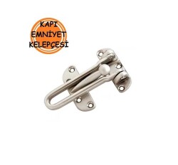 Sese Kapı Emniyet Kelepçesi Saten Renk (DOR200) - 2