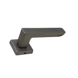 Sese Mira Modeli Kare Rozetli Oda Kapı Kolu Antrasit (200-207R-01-54) - 3