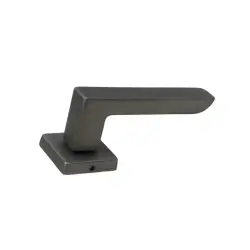 Sese Mira Modeli Kare Rozetli Oda Kapı Kolu Antrasit (200-207R-01-54) - 4