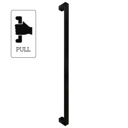 Sese Mira Siyah Çekme Kol 60cm (202-51-60-02) - 1