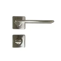 Sese Nida Modeli Kare Rozetli Wc Kapı Kolu Inox (200-224R-02-53) - 3