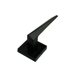 Sese Prizma Modeli Kare Rozetli Wc Kapı Kolu Siyah (200-112R-01-02) - 1