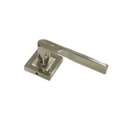 Sese Veroni Modeli Kare Rozetli Oda Kapı Kolu Nikel Saten (200-94R-01-53) - 3
