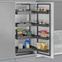 Starax 40cm Tel Hasır Sepetli 4 Sepet Kiler Grubu (S-1221-UB-A) - 1