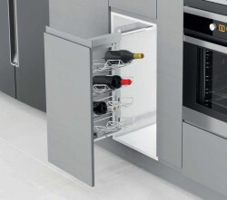Starax 40cm Yandan Gizli Raylı Şişe Ünitesi Sol (S-2181-C) - 1