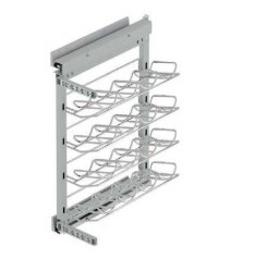 Starax 40cm Yandan Gizli Raylı Şişe Ünitesi Sol (S-2181-C) - 2