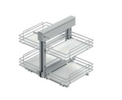 Starax 50cm Tel Hasır Sepetli Bağımsız Körköşe Mekanizması Sol (S-3009-C) - 2