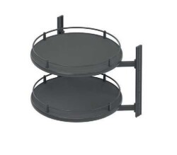 Starax Ahşap Tablalı Mini Döner Sepet Takımı (S-5110-A) - 2