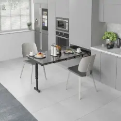 Starax Ayaklı Katlanır Masa Mekanizması 80cm Antrasit Renk (S-2147-A) - 1