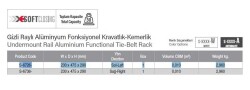 Starax Gizli Raylı Alüminyum Fonksiyonel Kravatlık-Kemerlik (S-6726-A) - 3