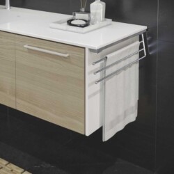 Starax Raylı Havluluk 3 Bölmeli Krom Renk (S-8845-C) - 1