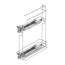 Starax15cmTelHasırSepetliGizliRaylıHavluAskılıŞişelikSol(ÇiftAçılım)(S-2521-C) - 1