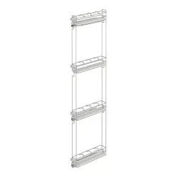 Starax20cmÇiftAçılımGizliRaylı4SepetliAhşapTabanlıŞişelikSol(S-2929-C) - 1
