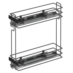Starax25cmTelHasırSepetliGizliRaylıDeterjanlık(ÇiftAçılım)Sağ(S-2444-A) - 1