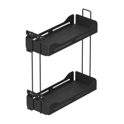 Starax25cmTelHasırSepetliGizliRaylıDeterjanlık(ÇiftAçılım)Sağ(S-2444-US-A) - 2
