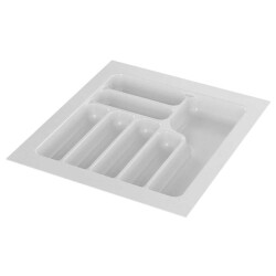 Starax44x49CmBeyazPlastikKaşıklık7GözlüModül50cm(S-2285-WP) - 1