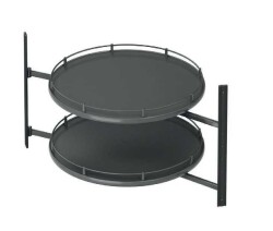 Starax45cm4/4BorusuzAhşapTablalıDönerSepetTakımı(S-3053-C) - 2