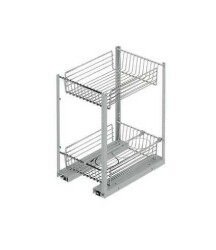 Starax45cmLüksTezgahAltı2SepetliŞişelikliÜnite(S-2173-C) - 2