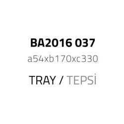 System Banyo Tepsisi Cam/Gold Branch Renk (BA2016 037 C1-GB) - 2