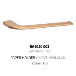 System Dorado Kağıt Havluluk Gold Branch Renk (BA1020 003 GB) - 2