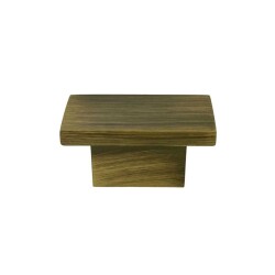 System Düğme Mobilya Kulbu Antik Renk 44x27mm Çift Delikli Kulp (SY4335 0016 ABM) - 1