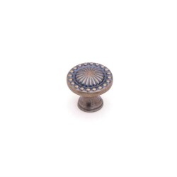 System Düğme Mobilya Kulbu Antik Vibrasyon Renk 8mm Kulp Seri Sonu (SY4456 0008 AVM) - 1