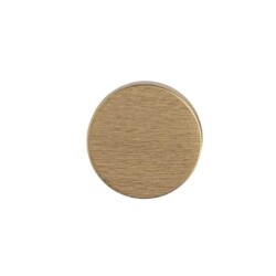 System Düğme Mobilya Kulbu Fırçalı Mat Altın Renk 38mm Çap Tek Delikli Kulp (SY1910 0038 ELX5) - 1