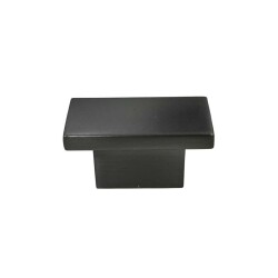 System Düğme Mobilya Kulbu Füme/Antrasit Renk 44x27mm Çift Delikli Kulp (SY4335 0016 BBN) - 1
