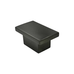 System Düğme Mobilya Kulbu Füme/Antrasit Renk 44x27mm Çift Delikli Kulp (SY4335 0016 BBN) - 2