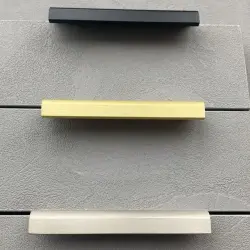 System Entegre/Gömme Mobilya Kulbu Siyah Renk 960mm Kulp (SY1745 0960 AL6) - 3