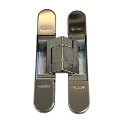 System Gizli Menteşe Parlak Nikel Renk 128x22mm 60kg (HG105HT01 PN) - 2