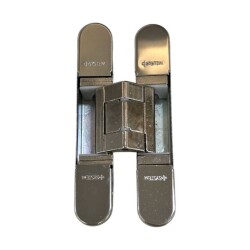 System Gizli Menteşe Parlak Nikel Renk 128x22mm 60kg (HG105HT01 PN) - 3