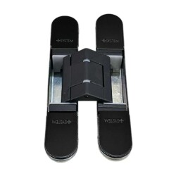 System Gizli Menteşe Siyah Renk 128x22mm 60kg (HG105HT01 AL6) - 3