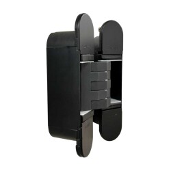 System Gizli Menteşe Siyah Renk 130x30mm (HG107HT01 AL6) - 2