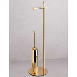 System Hareketli Wc Set Gold Renk (BA4011 048 GL) - 1