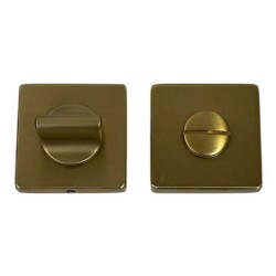 System Kare WC Banyo Kapı Rozeti Gold Branch Renk (RO11W GB) - 1
