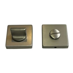System Kare Wc Banyo Kapı Rozeti Nikel Renk (RO11W NBM) - 1