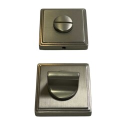 System Kare WC Banyo Kapı Rozeti Saten Renk (RO17W NBM) - 1