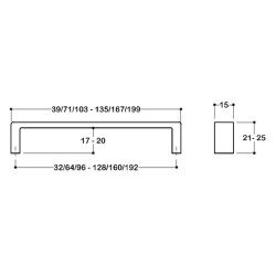 System Mobilya Kulbu Antik Renk 64mm Kulp (SY6250 0064 ABM) - 3