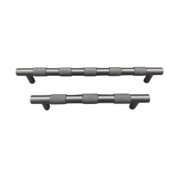 System Mobilya Kulbu Fırçalı Füme Renk 192mm Kulp (SY9387 0192 ELX1-ELX1) - 1
