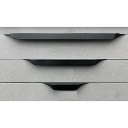 System Mobilya Kulbu Siyah Renk 160mm Kulp (SY8900 0160 AL6) - 1