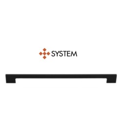 System Mobilya Kulbu Siyah Renk 320mm Kulp (SY8574 0320 AL6) - 1